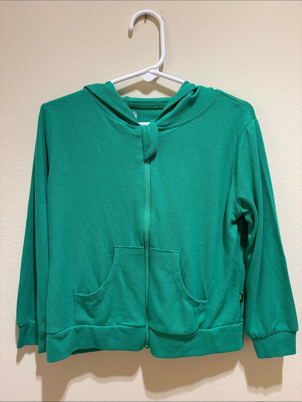 Kyte Baby Green Bamboo Zip Up Hoodie Jacket - 2T